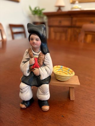 Coppia ceramica sarda Raffaello Sanfilippo