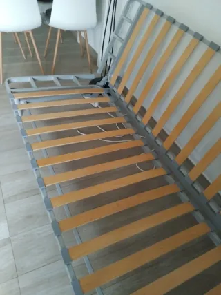 Sofá Cama Gris Metálico 1.98x1.40