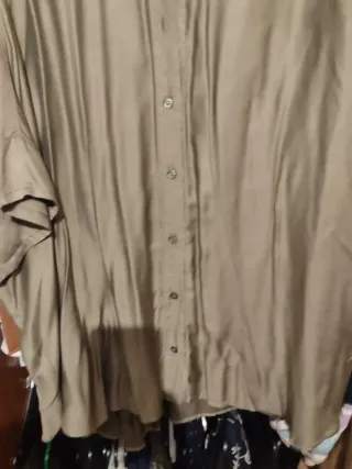 Conjunto Blusa y Vestido/Falda Marrón Oliva