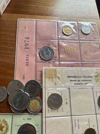 Lotto Monete Lire Repubblica Italiana