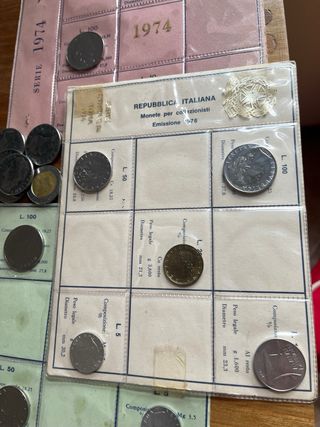 Lotto Monete Lire Repubblica Italiana