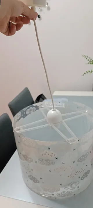 Lámpara infantil nubes