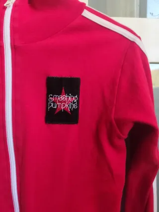 Sudadera Smashing Pumpkins Roja y Blanca