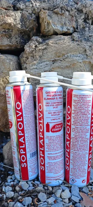 Pack 3 Botes Aire Comprimido Soplapolvo