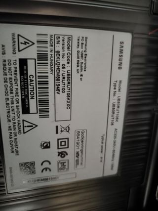 Smart TV Samsung 50 Negro/Dorado