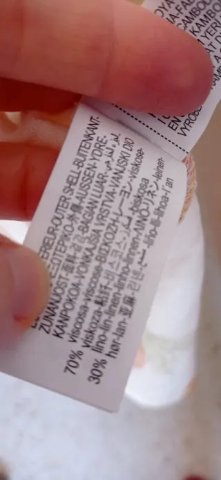 Vestido Zara Lino Estampado Naranja Talla XS