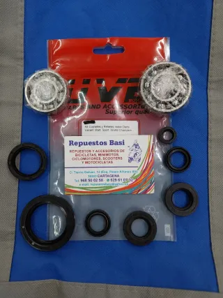 Kit Cojinetes y Retenes Derbi Variant