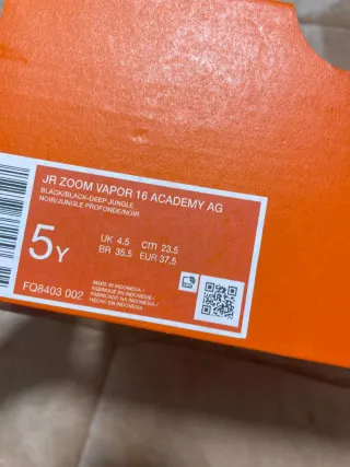 Zapatillas Fútbol Nike JR Zoom Vapor 16 AG