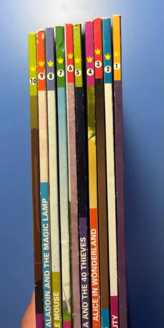 Colección de 10 cuentos infantiles bilingues