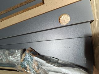 Armario de baño Izan, Gris, 36.6 x 171.6 cm