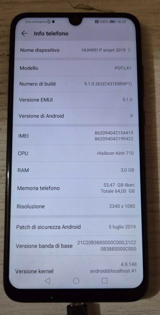 Huawei P Smart 2019 Nero