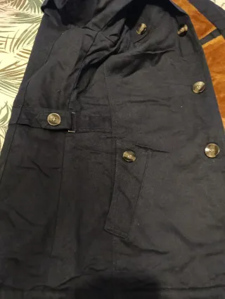 Chaqueta azul marino forrada pelo XL