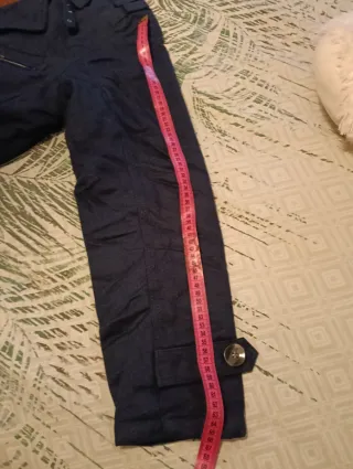 Chaqueta azul marino forrada pelo XL