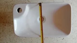 Lavabo de Baño Porcelana Blanco