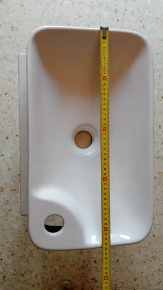 Lavabo de Baño Porcelana Blanco