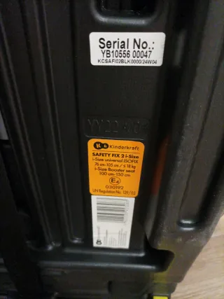 Silla coche niños 76-150cm (15m-12a)