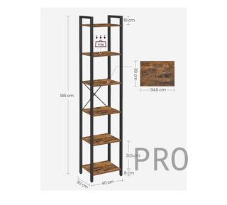 Estanteria / Librería de 6 Niveles