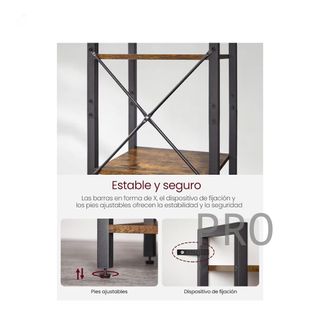 Estanteria / Librería de 6 Niveles