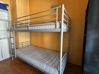 Litera metálica con 2 colchones
