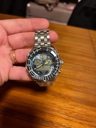 Orologio Y&K Cronografo Blu Acciaio Analogico Digi