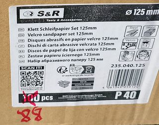 Lijadora orbital DEKO + 193 discos de lija