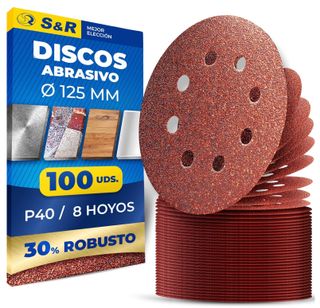 Lijadora orbital DEKO + 193 discos de lija