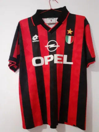 Camiseta AC Milan 90s Opel Lotto