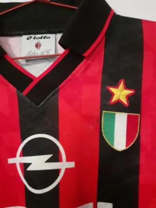 Camiseta AC Milan 90s Opel Lotto