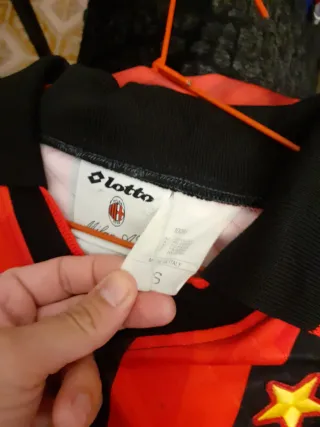 Camiseta AC Milan 90s Opel Lotto