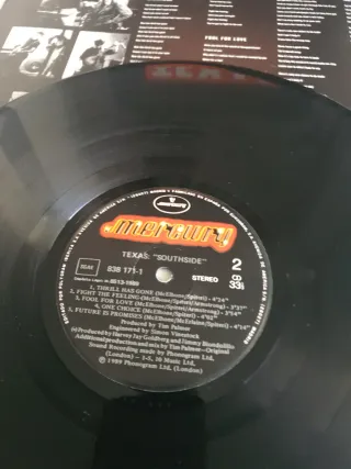 Texas Southside LP Vinilo 1989 Mercury