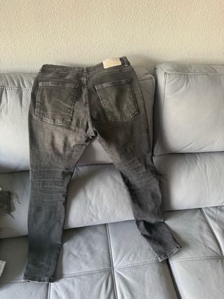 Pantalón vaquero gris hombre