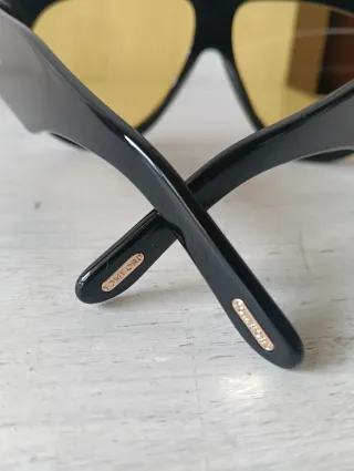 Occhiali da Sole Tom Ford Bronson Unisex Nero Gial