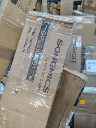 Sombrilla rectangular para balcón - Songmics