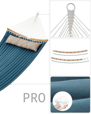 Hamaca acolchada con almohada - Songmics