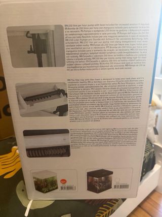 Pecera Acuario NOBLEZA 7L Nuevo sin estrenar