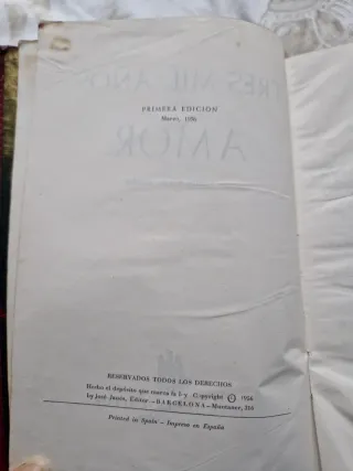 Tres mil años de amor en treinta y una novelas.
