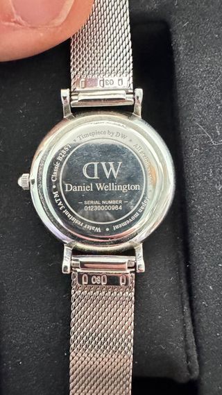 Reloj Daniel Wellington Plata y Blanco