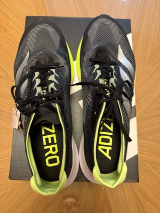 Adidas Adizero Boston 12 Zapatillas Negras/Verdes