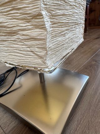 Lámpara de pie papel y metal Ikea