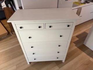Cómoda IKEA HEMNES 6 cajones blanca