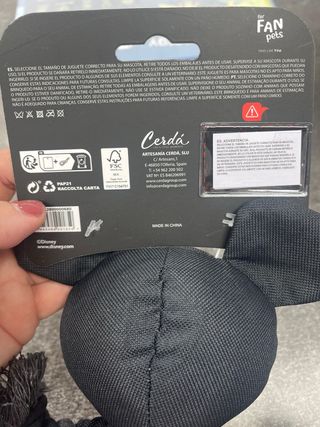 Peluche Cuerda Dental Mickey Mouse Disney