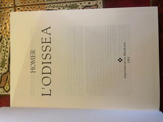 HOMER: L'ODISSEA. TRADDUCCIÓN CARLES RIBA. ED. FAC