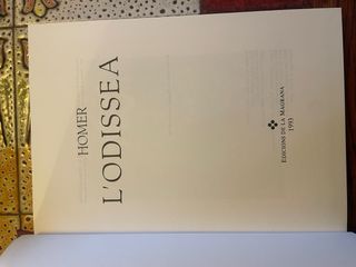 HOMER: L'ODISSEA. TRADDUCCIÓN CARLES RIBA. ED. FAC