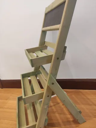 Estantería plegable madera y pizarra