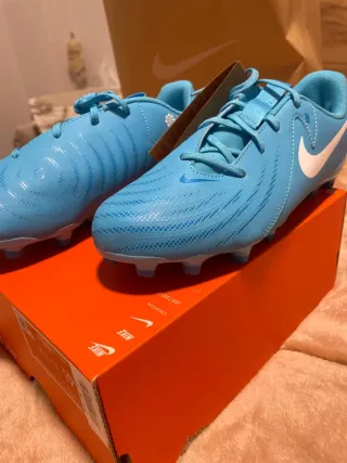 Zapatillas Fútbol Nike Niños Azul