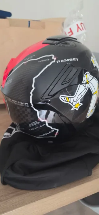Casco HJC carbono Isle of Man TT tala l no negoci