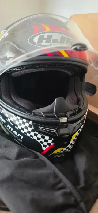 Casco HJC carbono Isle of Man TT tala l no negoci