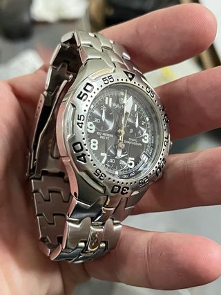 Orologio Cronografo Wyler Vetta Fondo Nero