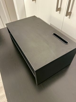 Elevador monitor escritorio madera