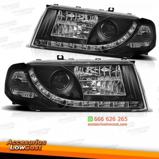 FAROS LUZ DIURNA OCTAVIA 01-04 CRISTAL CLARO/NEGR